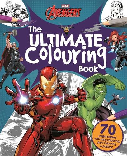 Бумажная книга «Marvel Avengers: The Ultimate Colouring Book», автор Igloo Books - фото №1