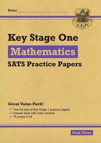 Бумажная книга «KS1 Maths SATS Practice Papers: Pack 3 (for end of year assessments)», автор CGP Books - фото №1