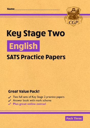 Бумажная книга «KS2 English SATS Practice Papers: Pack 3 - for the 2024 tests (with free Online Extras)», автор CGP Books - фото №1