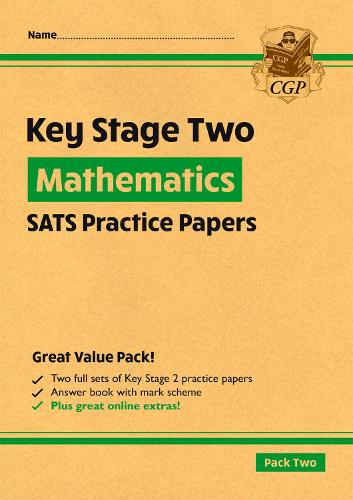 Бумажная книга «KS2 Maths SATS Practice Papers: Pack 2 - for the 2024 tests (with free Online Extras)», автор CGP Books - фото №1
