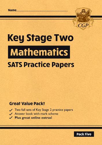 Бумажная книга «KS2 Maths SATS Practice Papers: Pack 5 - for the 2024 tests (with free Online Extras)», автор CGP Books - фото №1