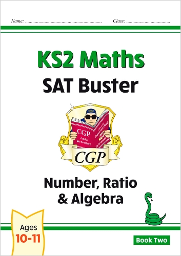 Паперова книга «KS2 Maths SAT Buster: Number, Ratio & Algebra - Book 2 (for the 2024 tests)», автор CGP Books - фото №1