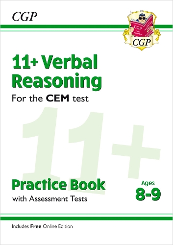 [object Object] «11+ CEM Verbal Reasoning Practice Book & Assessment Tests - Ages 8-9 (with Online Edition)», автор CGP Books - фото №1