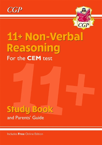 [object Object] «11+ CEM Non-Verbal Reasoning Study Book (with Parents’ Guide & Online Edition): for the 2025 exams», автор CGP Books - фото №1