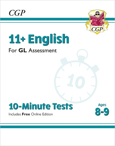 Паперова книга «11+ GL 10-Minute Tests: English - Ages 8-9 (with Online Edition)», автор CGP Books - фото №1