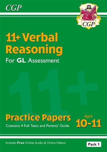 Паперова книга «11+ GL Verbal Reasoning Practice Papers: Ages 10-11 - Pack 1 (with Parents' Guide & Online Ed): for the 2025 exams», автор CGP Books - фото №1