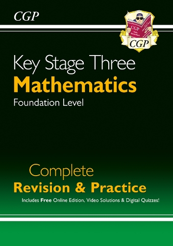 [object Object] «KS3 Maths Complete Revision & Practice – Foundation (includes Online Edition, Videos & Quizzes): for Years 7, 8 and 9», автор CGP Books - фото №1