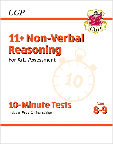 [object Object] «11+ GL 10-Minute Tests: Non-Verbal Reasoning - Ages 8-9 (with Online Edition)», автор CGP Books - фото №1