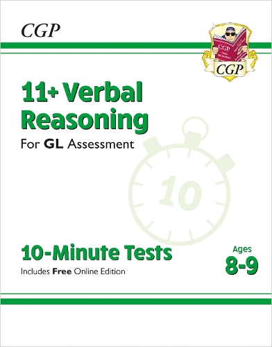 [object Object] «11+ GL 10-Minute Tests: Verbal Reasoning - Ages 8-9 (with Online Edition)», автор CGP Books - фото №1