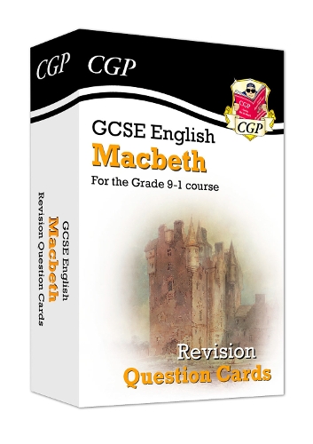 Паперова книга «GCSE English Shakespeare - Macbeth Revision Question Cards», автор CGP Books - фото №1