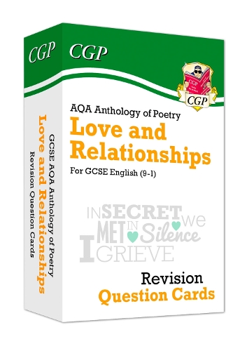 Бумажная книга «GCSE English: AQA Love & Relationships Poetry Anthology - Revision Question Cards», автор CGP Books - фото №1