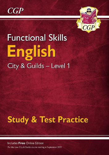 Бумажная книга «Functional Skills English: City & Guilds Level 1 - Study & Test Practice», автор CGP Books - фото №1