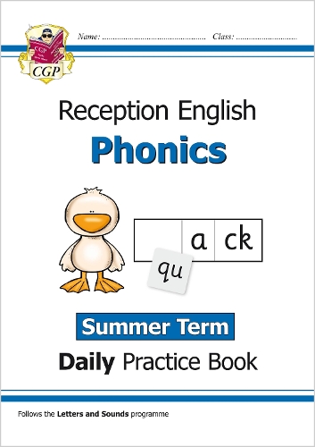Paper book «Reception Phonics Daily Practice Book: Summer Term», author CGP Books / CGP Books /  - фото №1