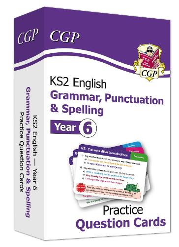 Паперова книга «KS2 English Year 6 Practice Question Cards: Grammar, Punctuation & Spelling», автор CGP Books - фото №1
