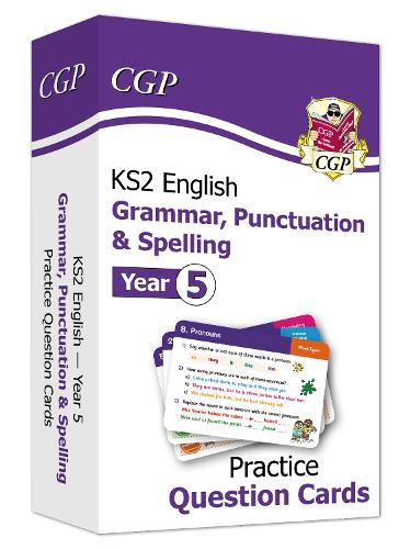 Паперова книга «KS2 English Year 5 Practice Question Cards: Grammar, Punctuation & Spelling», автор CGP Books - фото №1