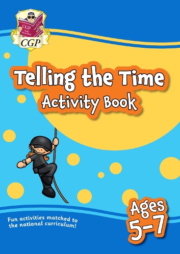 Бумажная книга «Telling the Time Activity Book for Ages 5-7», автор CGP Books - фото №1