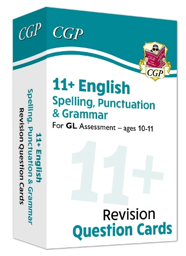 Бумажная книга «11+ GL Revision Question Cards: English Spelling, Punctuation & Grammar - Ages 10-11», автор CGP Books - фото №1