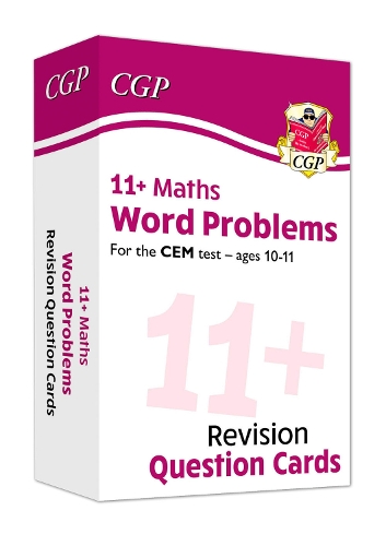 Паперова книга «11+ CEM Revision Question Cards: Maths Word Problems - Ages 10-11», автор CGP Books - фото №1
