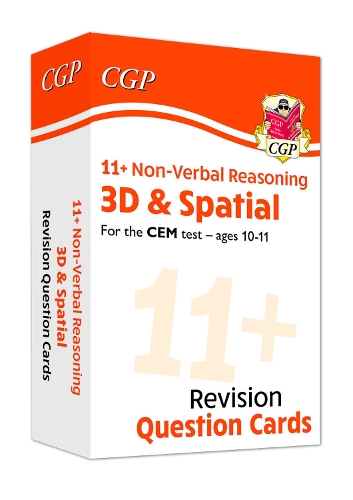 Паперова книга «11+ CEM Revision Question Cards: Non-Verbal Reasoning 3D & Spatial - Ages 10-11», автор CGP Books - фото №1
