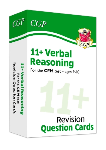 Паперова книга «11+ CEM Revision Question Cards: Verbal Reasoning - Ages 9-10», автор CGP Books - фото №1
