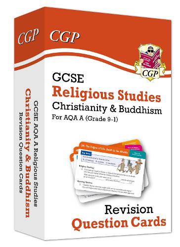 Бумажная книга «GCSE AQA A Religious Studies: Christianity & Buddhism Revision Question Cards», автор CGP Books - фото №1