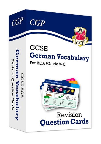 Паперова книга «GCSE AQA German: Vocabulary Revision Question Cards», автор CGP Books - фото №1