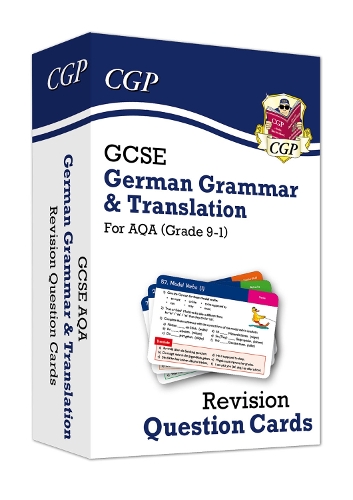 Бумажная книга «GCSE AQA German: Grammar & Translation Revision Question Cards», автор CGP Books - фото №1