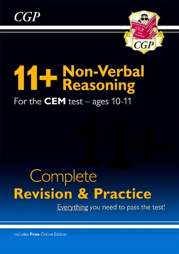 [object Object] «11+ CEM Non-Verbal Reasoning Complete Revision and Practice - Ages 10-11 (with Online Edition): for the 2025 exams», автор CGP Books - фото №1