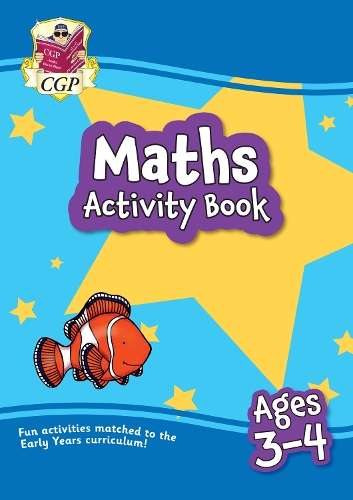 Бумажная книга «Maths Activity Book for Ages 3-4 (Preschool)», автор CGP Books - фото №1