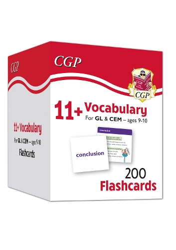Бумажная книга «11+ Vocabulary Flashcards for Ages 9-10 - Pack 1», автор CGP Books - фото №1
