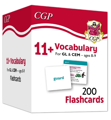 Бумажная книга «11+ Vocabulary Flashcards for Ages 8-9 - Pack 1», автор CGP Books - фото №1