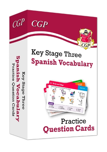 Бумажная книга «KS3 Spanish: Vocabulary Practice Question Cards», автор CGP Books - фото №1