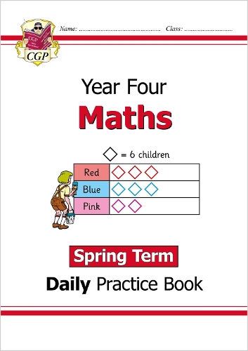 Бумажная книга «KS2 Maths Year 4 Daily Practice Book: Spring Term», автор CGP Books - фото №1