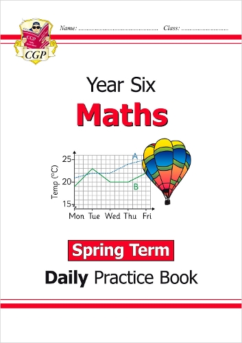Бумажная книга «KS2 Maths Year 6 Daily Practice Book: Spring Term», автор CGP Books - фото №1