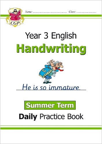 Бумажная книга «KS2 Handwriting Year 3 Daily Practice Book: Summer Term», автор CGP Books - фото №1
