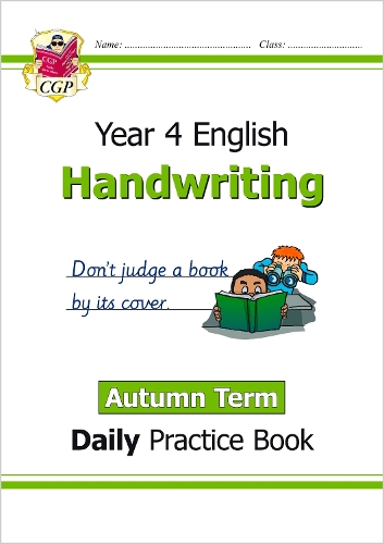 Бумажная книга «KS2 Handwriting Year 4 Daily Practice Book: Autumn Term», автор CGP Books - фото №1