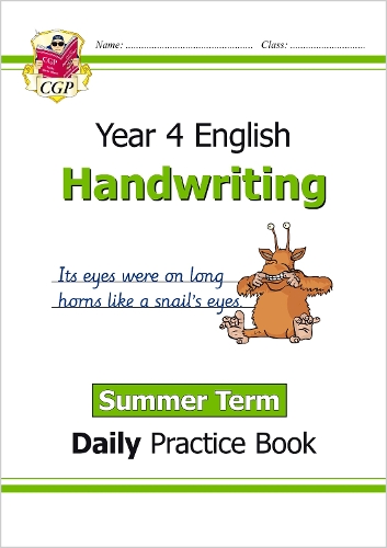 Паперова книга «KS2 Handwriting Year 4 Daily Practice Book: Summer Term», автор CGP Books - фото №1