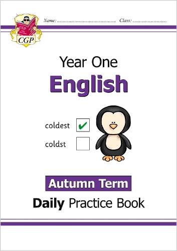 Бумажная книга «KS1 English Year 1 Daily Practice Book: Autumn Term», автор CGP Books - фото №1