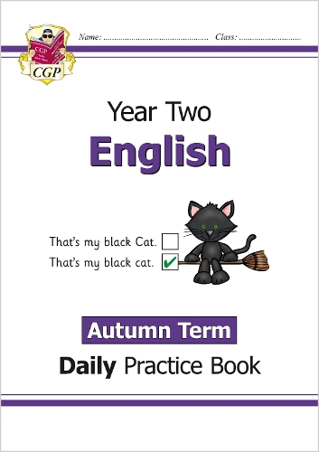Бумажная книга «KS1 English Year 2 Daily Practice Book: Autumn Term», автор CGP Books - фото №1