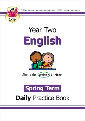 Бумажная книга «KS1 English Year 2 Daily Practice Book: Spring Term», автор CGP Books - фото №1