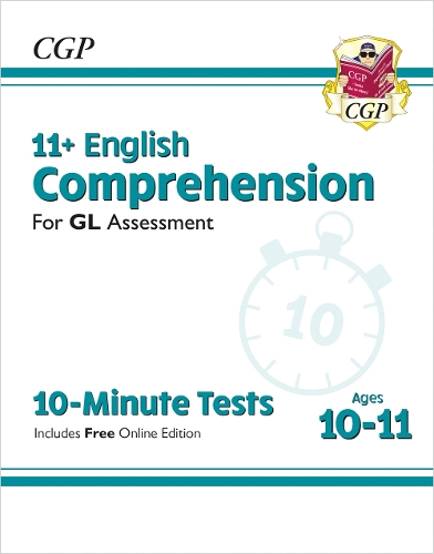 [object Object] «11+ GL 10-Minute Tests: English Comprehension - Ages 10-11 Book 1 (with Online Edition): for the 2025 exams», автор CGP Books - фото №1