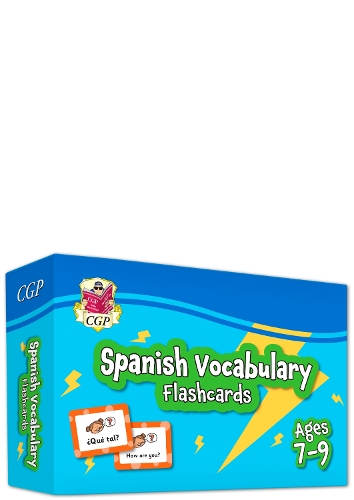 Бумажная книга «Spanish Vocabulary Flashcards for Ages 7-9 (with Free Online Audio)», автор CGP Books - фото №1