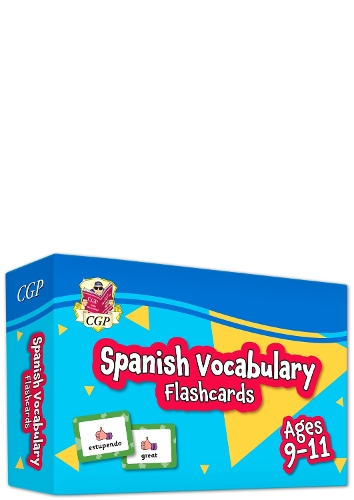 Паперова книга «Spanish Vocabulary Flashcards for Ages 9-11 (with Free Online Audio)», автор CGP Books - фото №1