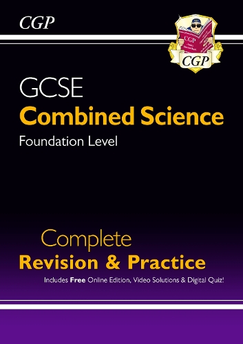 [object Object] «GCSE Combined Science Foundation Complete Revision & Practice w/ Online Ed, Videos & Quizzes: for the 2025 and 2026 exams», автор CGP Books - фото №1