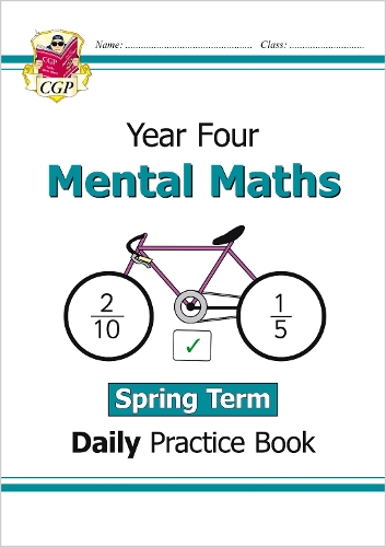 Бумажная книга «KS2 Mental Maths Year 4 Daily Practice Book: Spring Term», автор CGP Books - фото №1