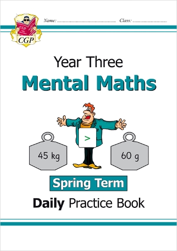 Бумажная книга «KS2 Mental Maths Year 3 Daily Practice Book: Spring Term», автор CGP Books - фото №1