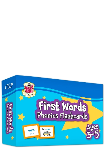 Бумажная книга «First Words Phonics Flashcards for Ages 3-5», автор CGP Books - фото №1