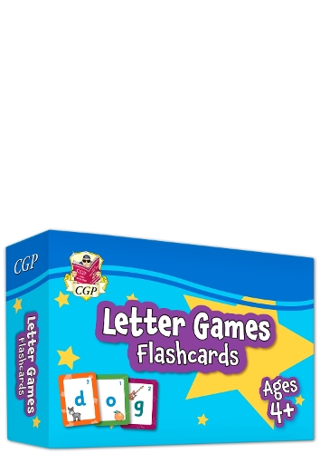 Бумажная книга «Letter Games Flashcards for Ages 4+», автор CGP Books - фото №1