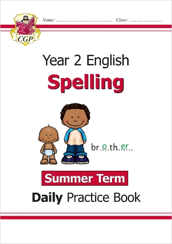 Бумажная книга «KS1 Spelling Year 2 Daily Practice Book: Summer Term», автор CGP Books - фото №1