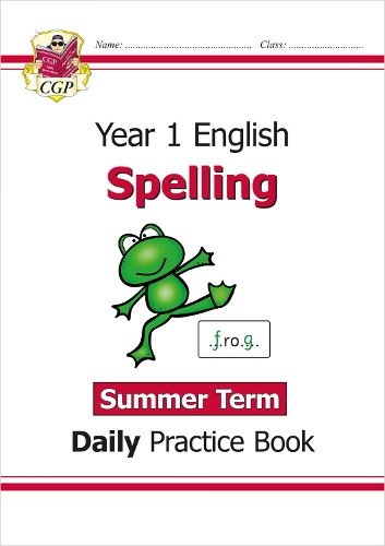 Бумажная книга «KS1 Spelling Year 1 Daily Practice Book: Summer Term», автор CGP Books - фото №1
